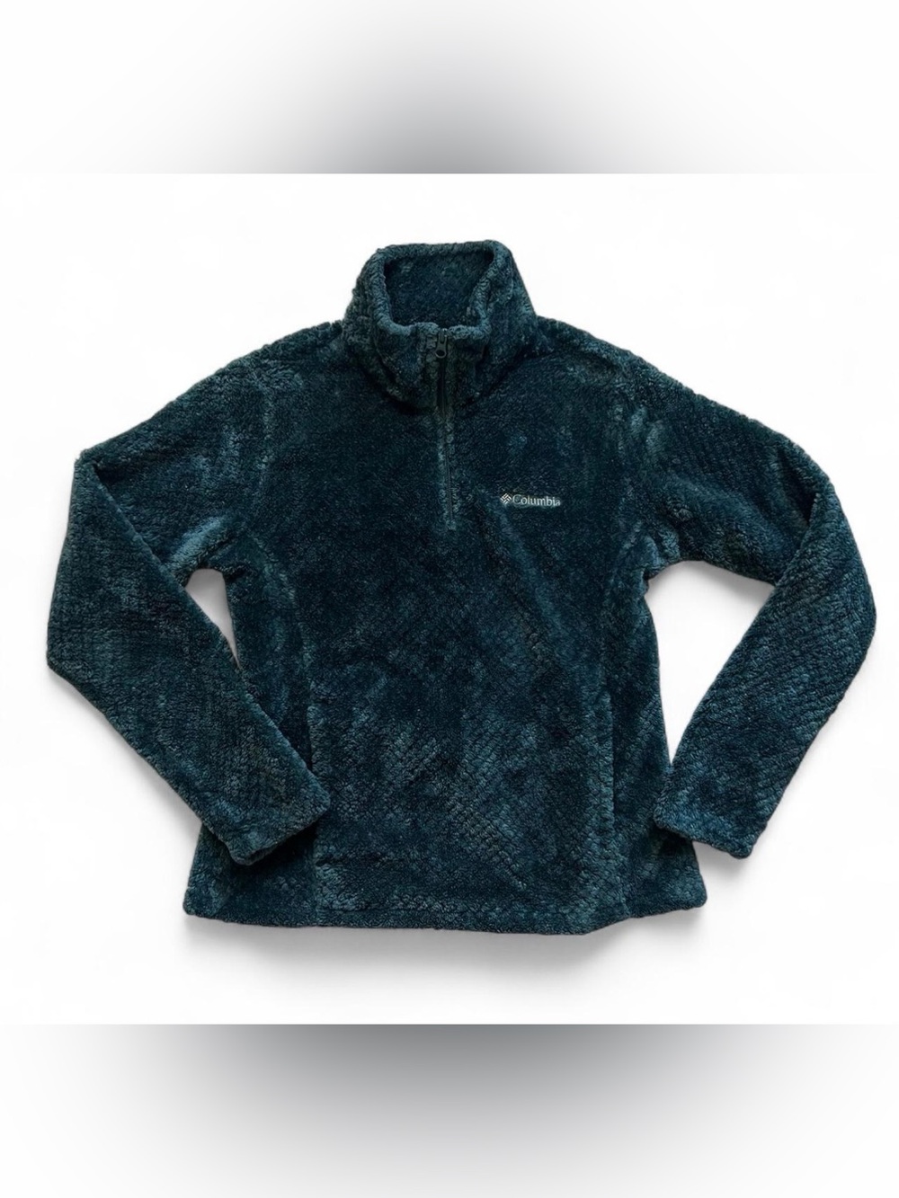 Columbia Fire Side II Sherpa Fleece Pullover - Dark Teal